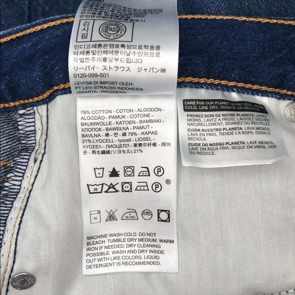 Levi’s Premium 70s High-Rise Straight Leg Women’s Jeans 27 - Picture 13 of 17